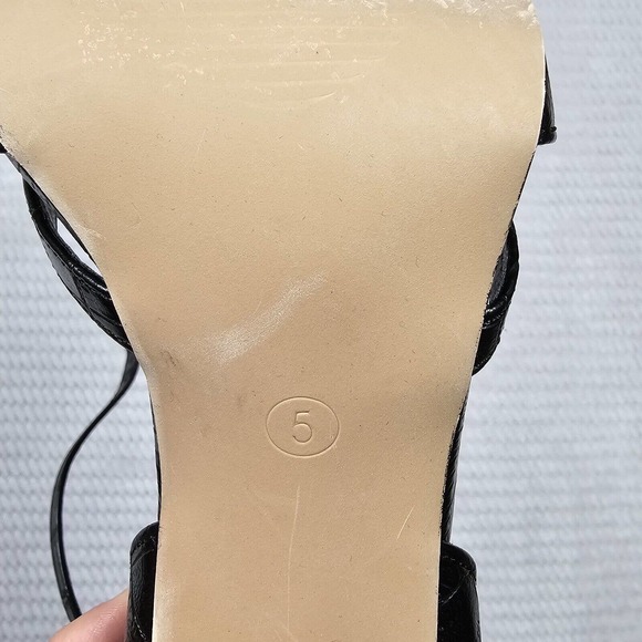 Pretty Little Things Heels Womens US 7 Black Pump UK 5 - Picture 8 of 9